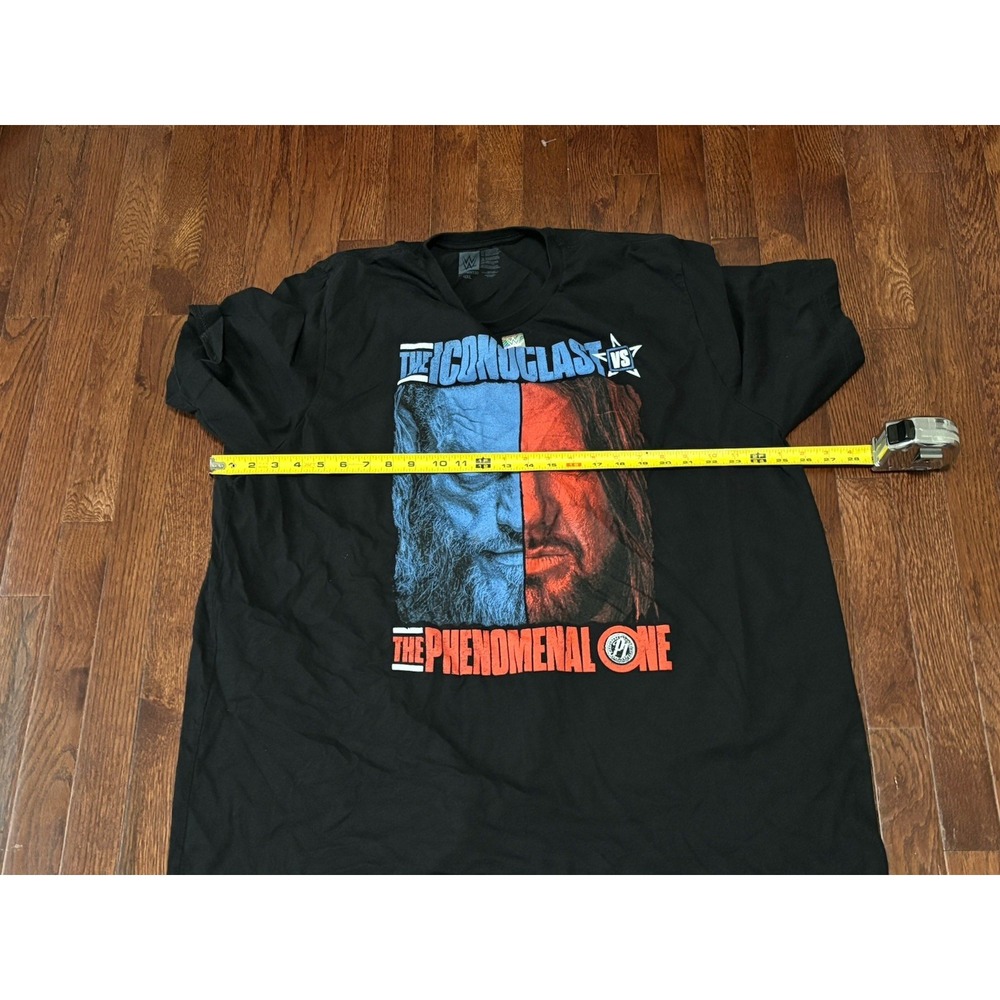 wwe Authentic Wrestlemania Edge Vs Styles T Shirt 4XL - Picture 2 of 4